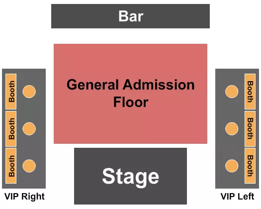 GA FLOOR VIPS Seating Map Seating Chart