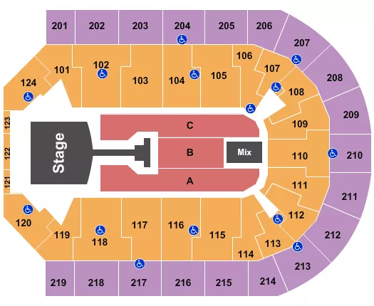 PINK Seating Map Seating Chart