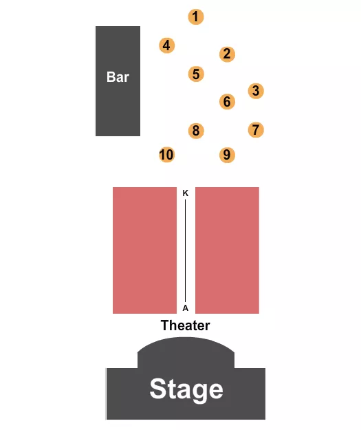 ENDSTAGE Seating Map Seating Chart
