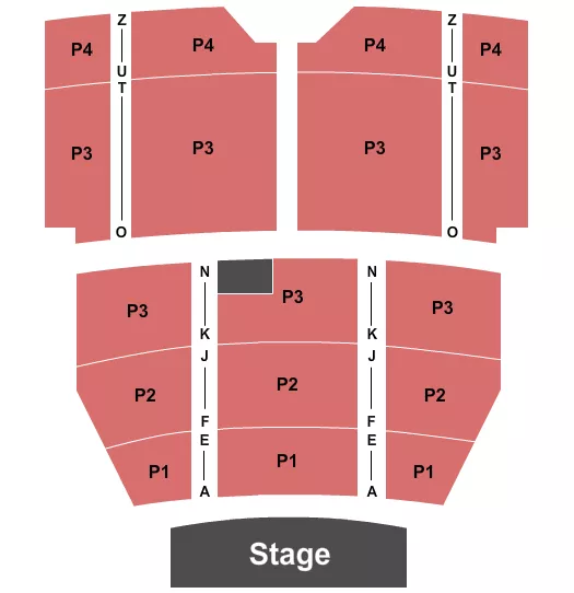 EGYPTIAN THEATRE BOISE P1 P4 2 Seating Map Seating Chart