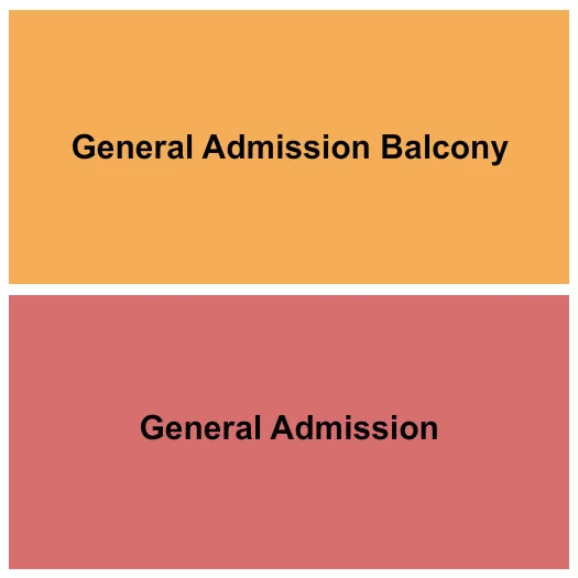 EL REY THEATRE LOS ANGELES GA GA BALCONY Seating Map Seating Chart
