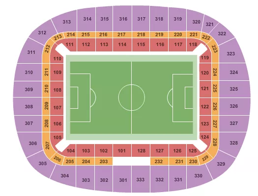 SOCCER STATIC Seating Map Seating Chart