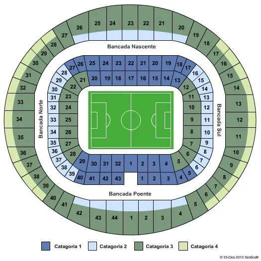 SOCCER Seating Map Seating Chart
