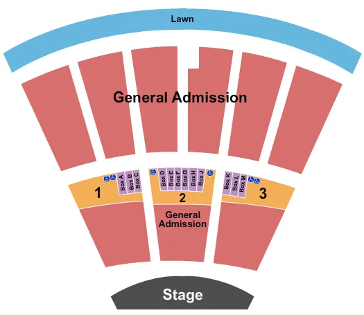 RESERVED GA Seating Map Seating Chart
