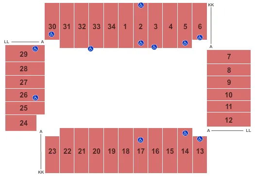 OPEN FLOOR Seating Map Seating Chart