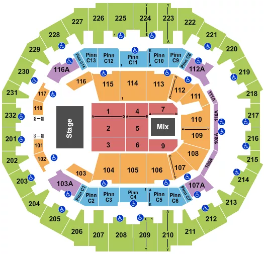 HEART Seating Map Seating Chart