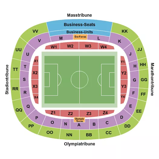 SOCCER STATIC Seating Map Seating Chart