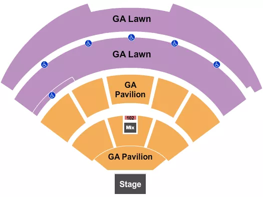 GA 2 LEVELS Seating Map Seating Chart