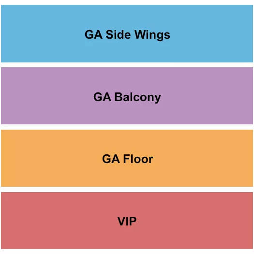GA VIP SIDES Seating Map Seating Chart