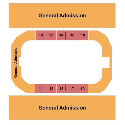RACING Seating Map Seating Chart