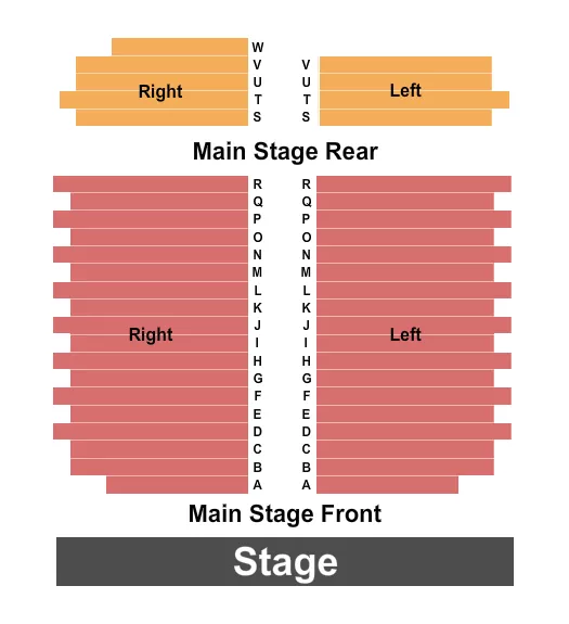 ENDSTAGE Seating Map Seating Chart