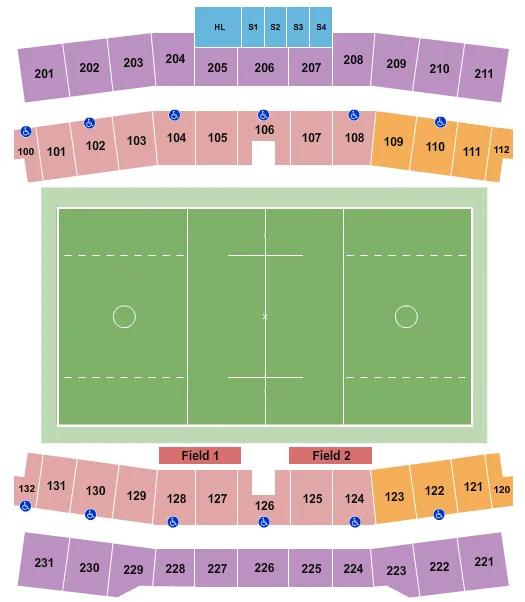 LACROSSE Seating Map Seating Chart