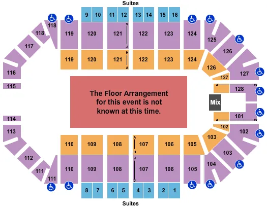 GENERIC FLOOR Seating Map Seating Chart