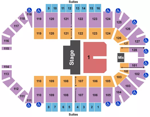 HALF HOUSE 3 Seating Map Seating Chart