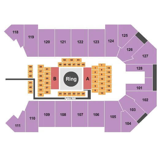 MMA Seating Map Seating Chart