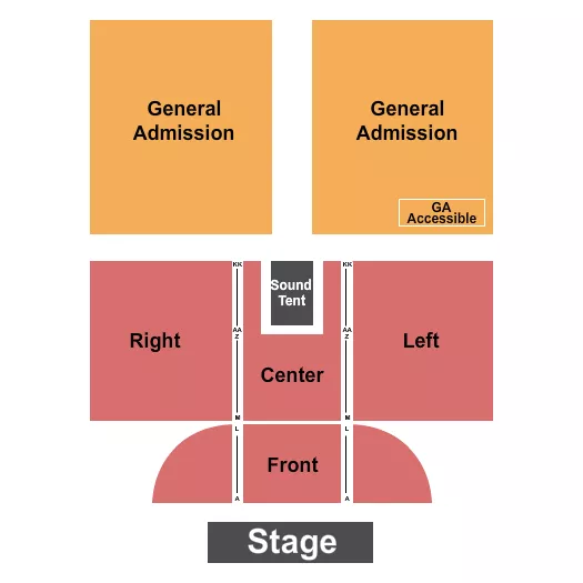 ENDSTAGE 4 Seating Map Seating Chart