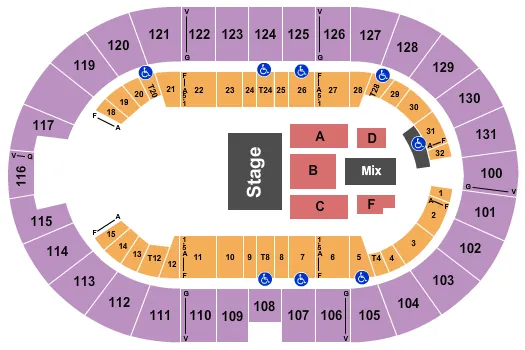 SKILLET Seating Map Seating Chart