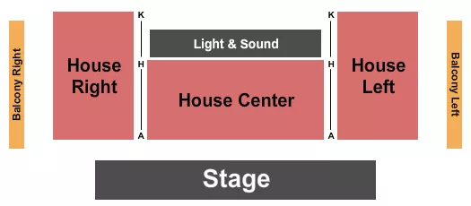 ENDSTAGE Seating Map Seating Chart