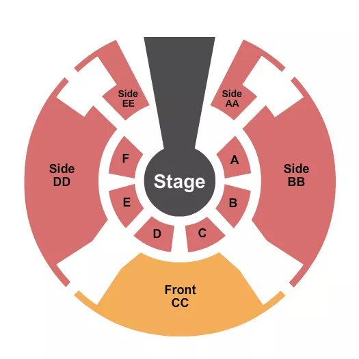 FLIP CIRCUS Seating Map Seating Chart