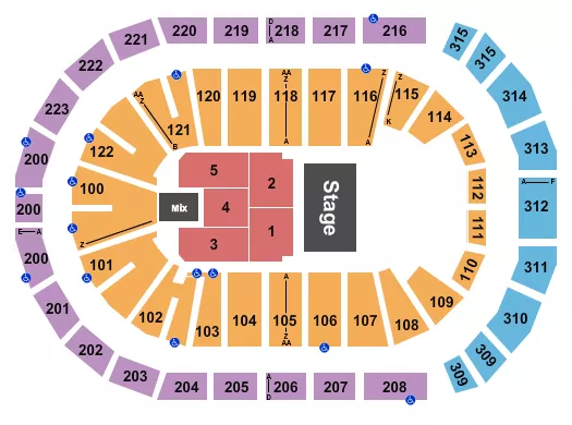 HALF HOUSE Seating Map Seating Chart
