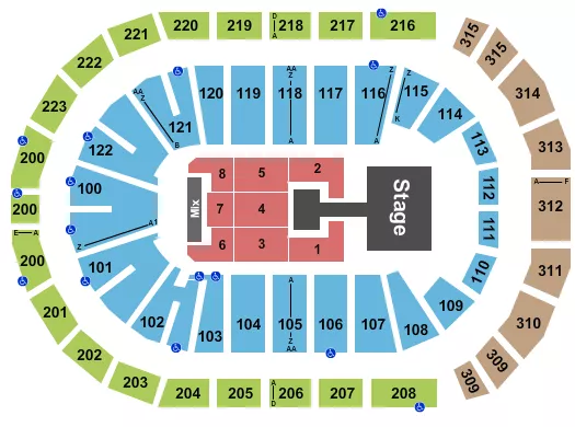 P1HARMONY Seating Map Seating Chart