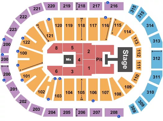 SLEEP TOKEN Seating Map Seating Chart
