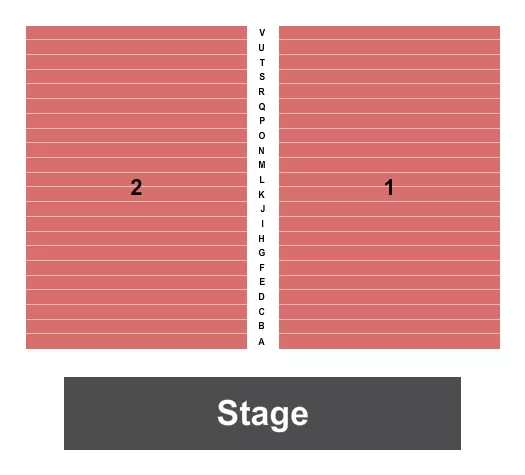 ENDSTAGE Seating Map Seating Chart