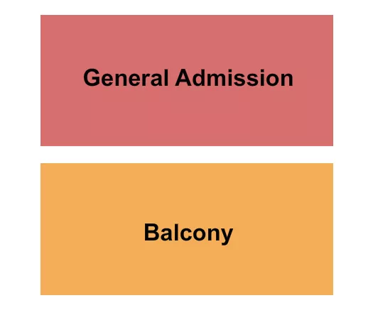 GA BALCONY Seating Map Seating Chart