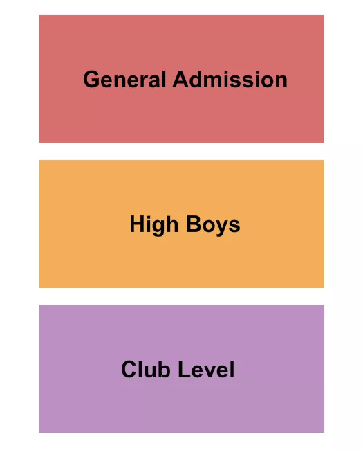 GA HIGH CLUB Seating Map Seating Chart
