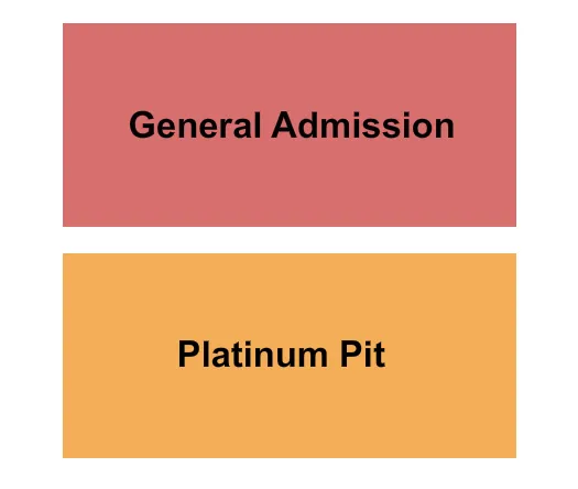 GA PLATINUM PIT Seating Map Seating Chart