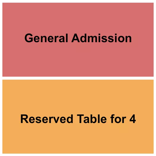 GA TABLE Seating Map Seating Chart