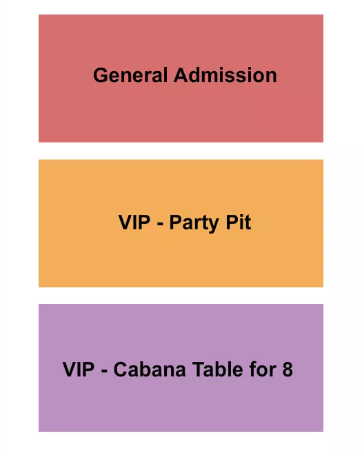 GA VIP PIT VIP TABLE Seating Map Seating Chart