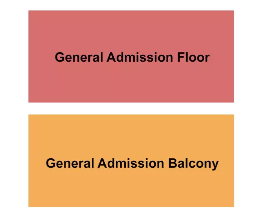GA FLOOR GA BALCONY Seating Map Seating Chart
