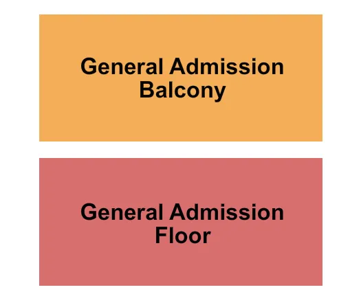 GA FLR GA BALC Seating Map Seating Chart
