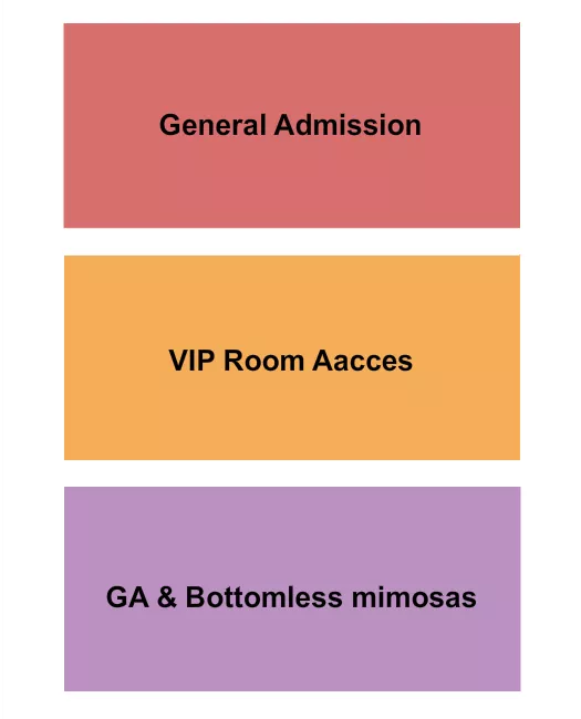 GA BOTTOMLESS MIMOSA Seating Map Seating Chart