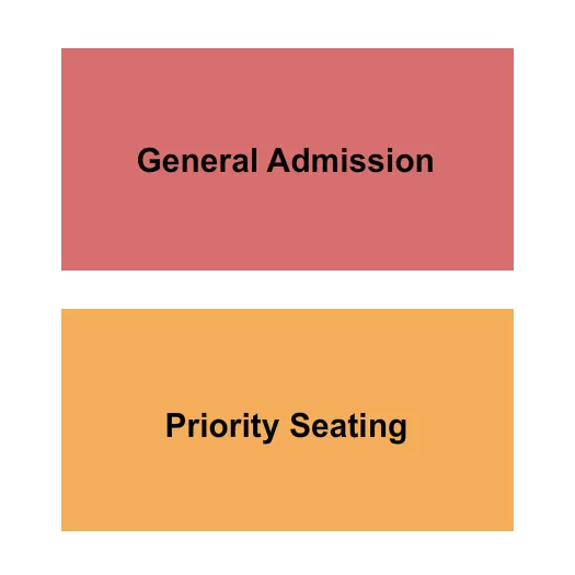 COMEDY AT THE CARLSON MAIN SHOWROOM GA PRIORITY Seating Map Seating Chart