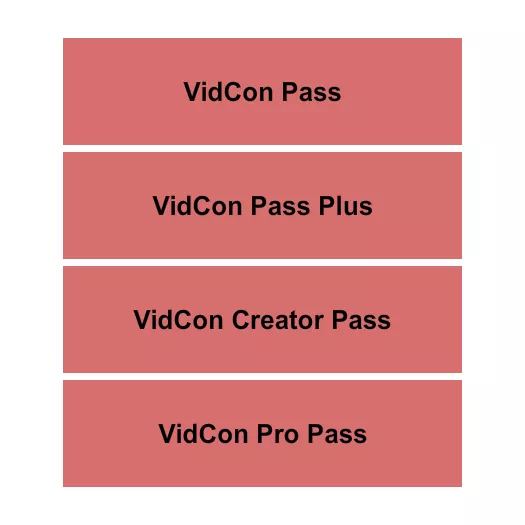 VIDCON Seating Map Seating Chart