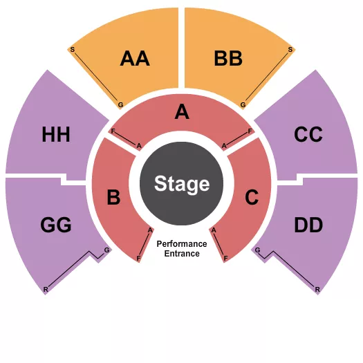 CIRCUS VAZQUEZ Seating Map Seating Chart