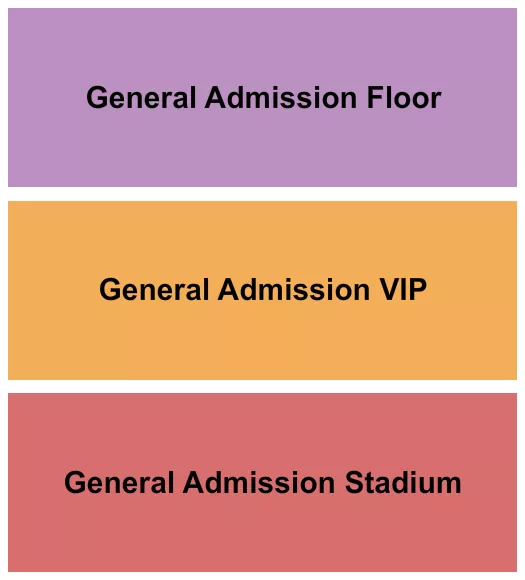 GENESIS CHURCH YORK GA STADIUM FLOOR VIP Seating Map Seating Chart