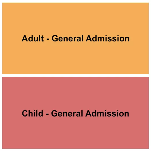 CHILD ADULT GA Seating Map Seating Chart