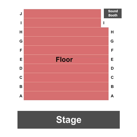 ENDSTAGE Seating Map Seating Chart
