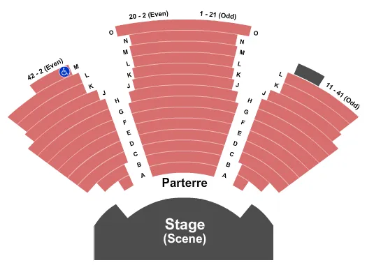 ENDSTAGE Seating Map Seating Chart