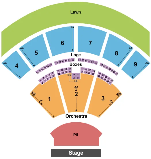 ENDSTAGE GA PIT Seating Map Seating Chart