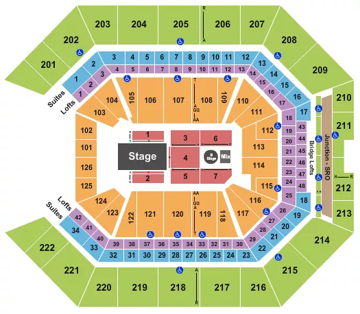 DANCING WITH THE STARS Seating Map Seating Chart