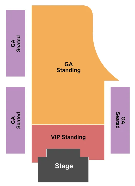 GRAND EVENT CENTER AT GOLDEN NUGGET LAKE CHARLES OUTDOOR LAWN Seating Map Seating Chart