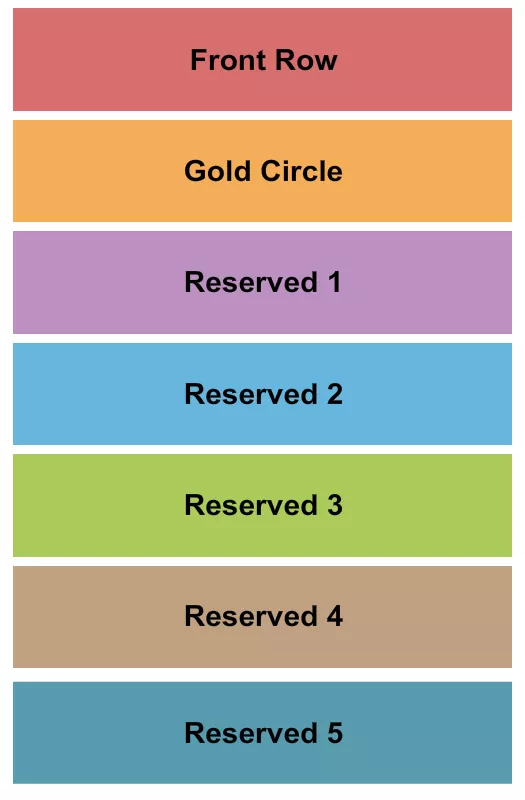 GC RESERVED 3 Seating Map Seating Chart