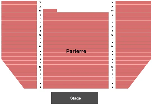GRANADA THEATRE SHERBROOKE END STAGE Seating Map Seating Chart