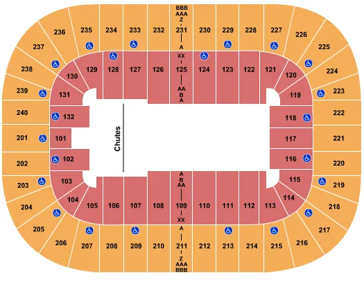 PBR Seating Map Seating Chart