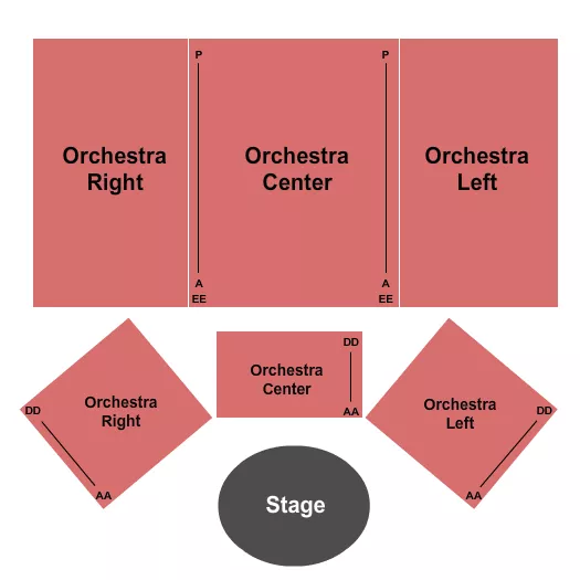 ENDSTAGE 3 Seating Map Seating Chart