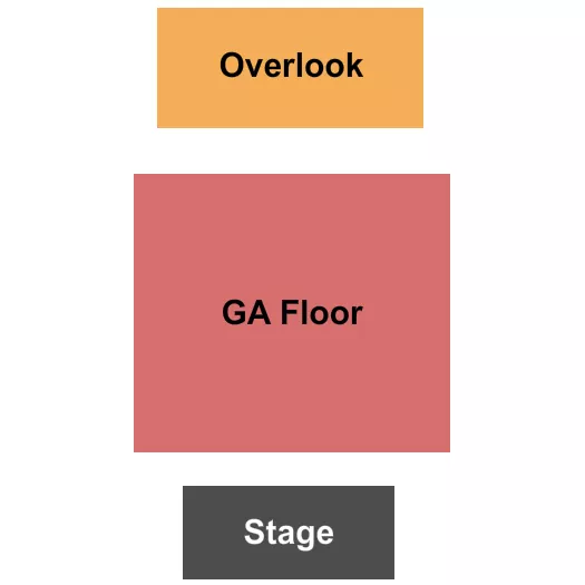 ENDSTAGE GA FLOOR Seating Map Seating Chart